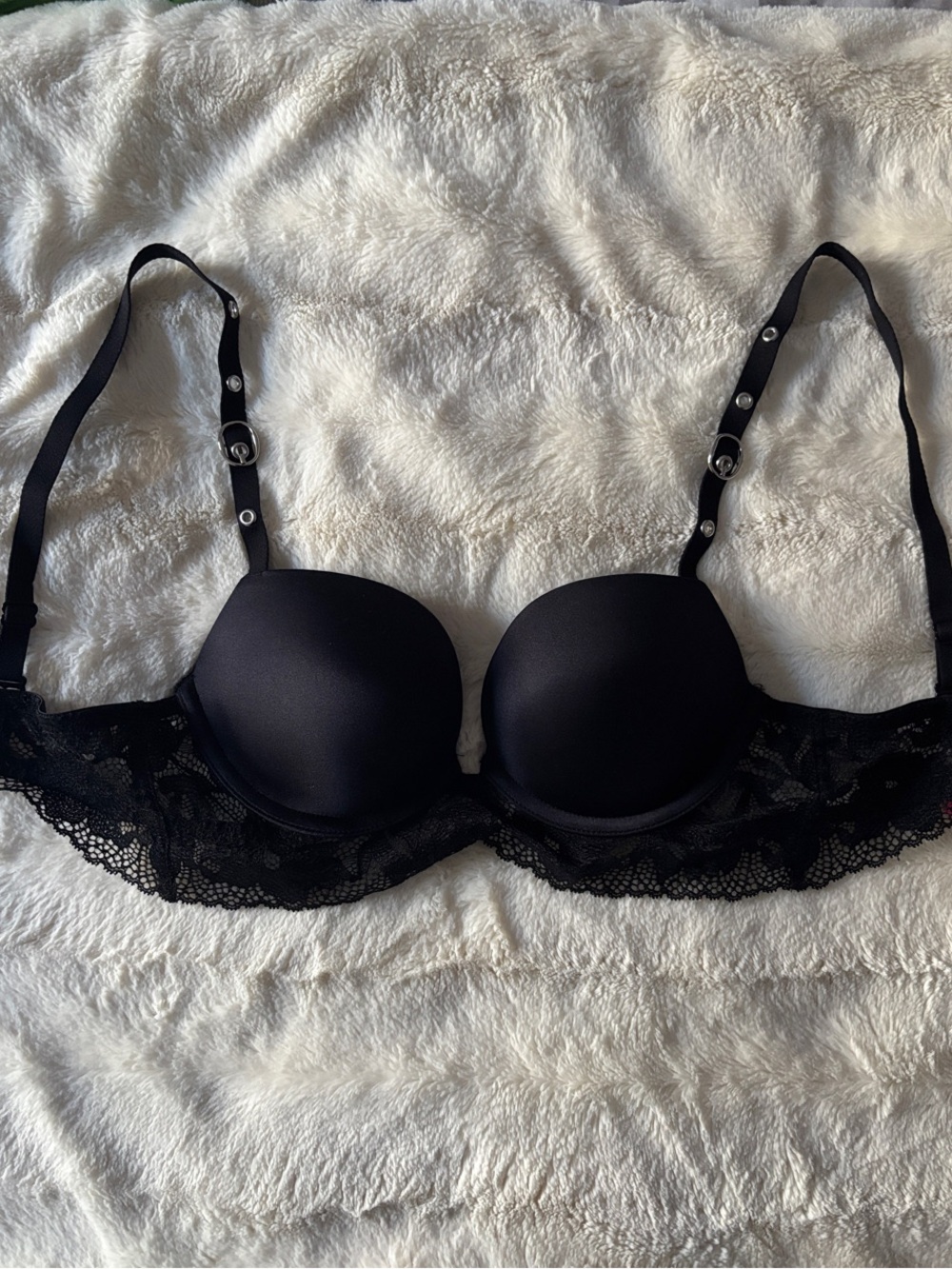 La SENZA Beyond Sexy Black Lace Push-Up Bra